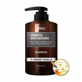 KUNDAL Šampón s jantarovou vanilkou Honey&Macadamia Shampoo Amber Vanilla 500ml