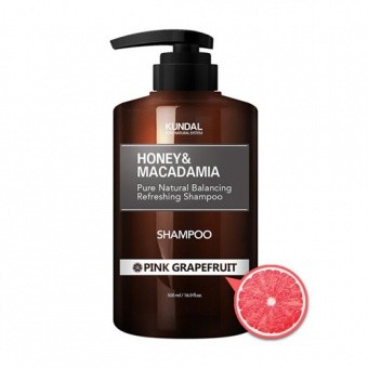 KUNDAL Šampón s ružovým grapefruitom Honey&Macadamia Shampoo Pink Grapefruit 500ml