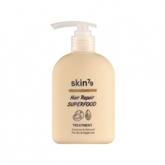 SKIN79 Kondicionér pre suché a lámavé vlasy Hair Repair Superfood Treatment Coconut & Almond 230ml